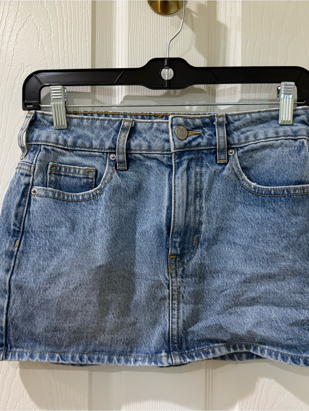 PacSun Light Blue Denim Mini Skirt